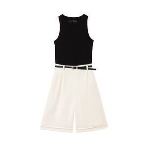 Zara belted short jumpsuit